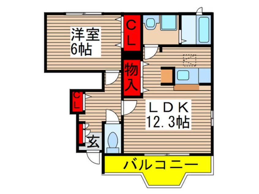 間取図 プリートⅡ