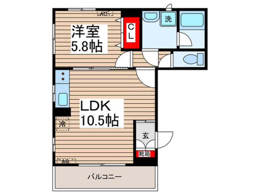 間取図 仮）平井6丁目計画