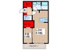 仮)KEIAI　RESIDENCE　大和田 1LDKの間取り