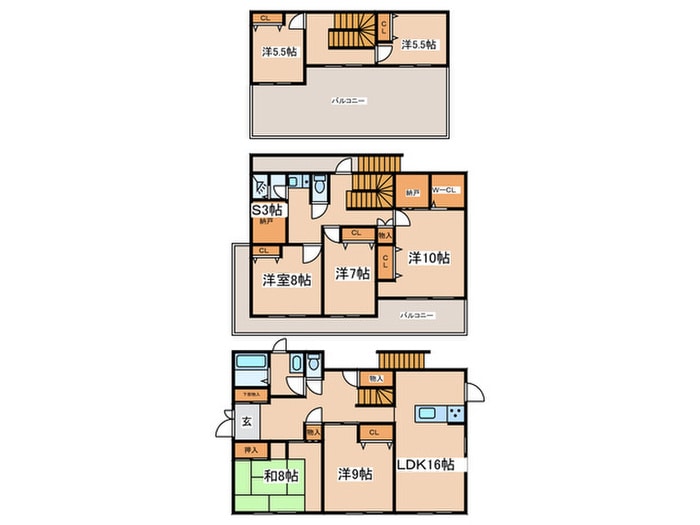 間取り図 ハイム倉見