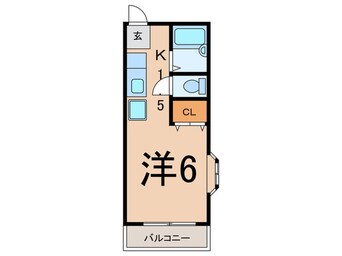 間取図 Ｆ－1ハイツ