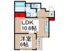 伊藤ハイツ 1LDKの間取り
