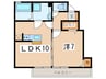 サンロイヤルⅢ 1LDKの間取り