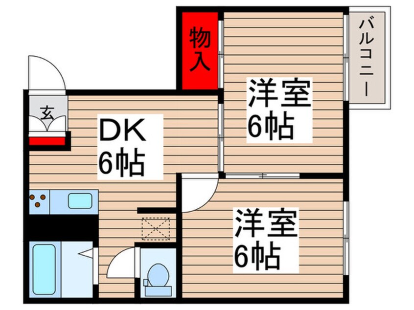 間取図 葉山サンハイムＤ