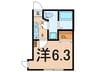 Ｓｕｐｅｒｉｏｒ鶴見花月園Ⅰ 1Kの間取り