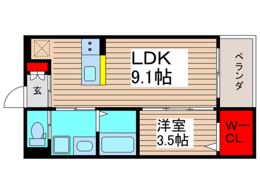 間取図 Bearwood Lakes市川大野