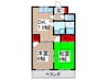メゾンアキバ 2DKの間取り