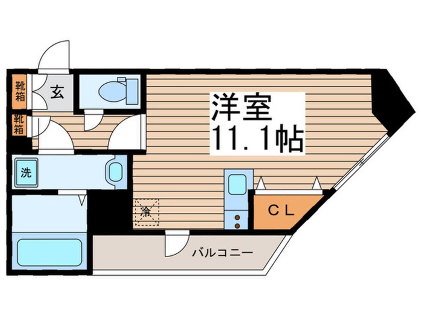 間取図 ルアナ亀戸