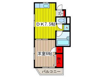 間取図 ハイツ毛塚