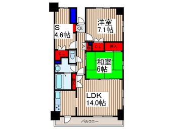 間取図 Ｃｏｍｆｏｒｔ　Ｓｔａｇｅ