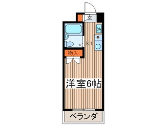 間取図 エバ－グレ－ス西府