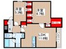 ラビアンローゼ 2LDKの間取り