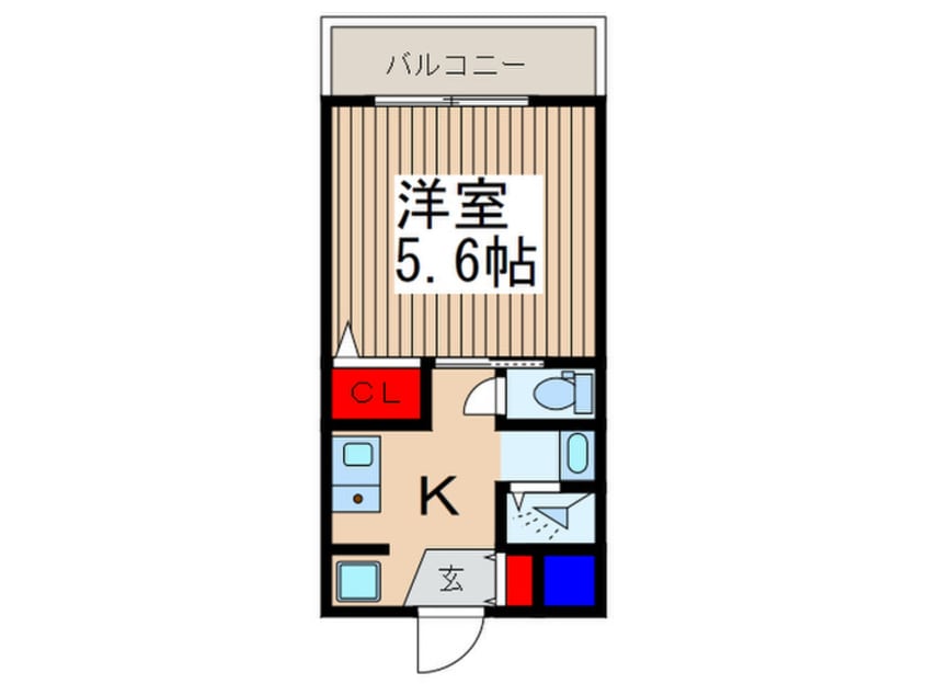 間取図 第12増尾ビル