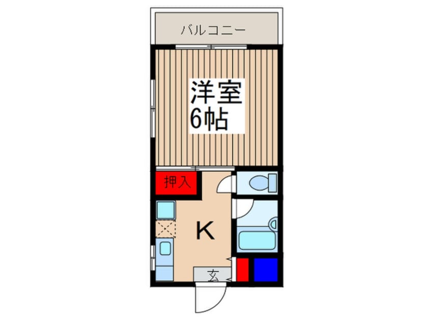 間取図 第12増尾ビル
