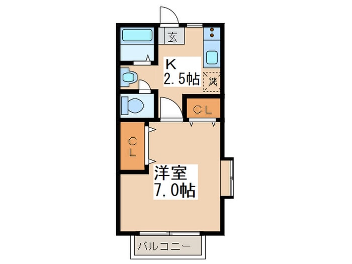 間取り図 Ｋ２東北里
