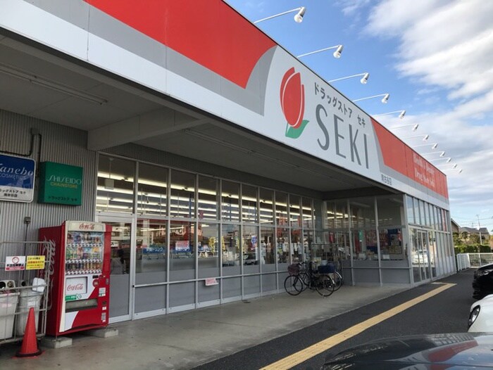 セキ(ドラッグストア)まで200m HALEIE Ｂ