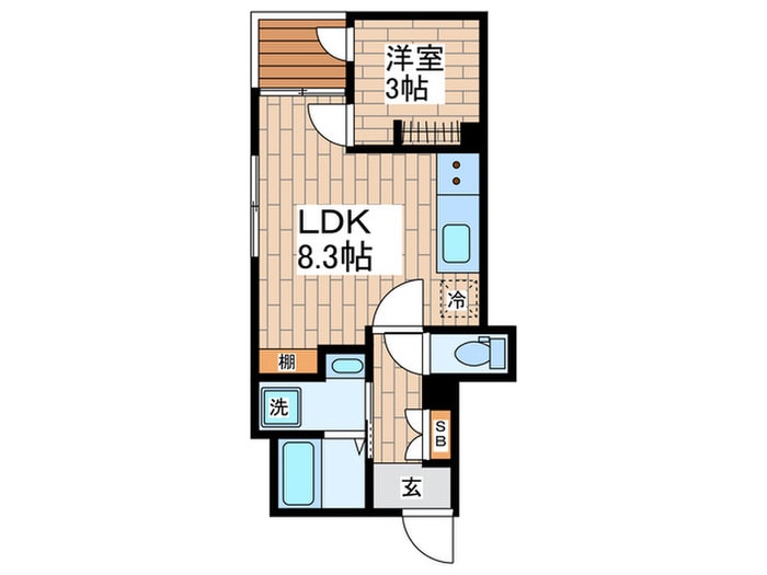 間取り図 CS　GARDEN　飛田給