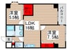 大島レジデンス北小金 2LDKの間取り