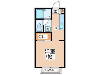 間取図 ペルレⅠ