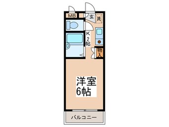 間取図 ヒルズＨＯＫＵＹＵ