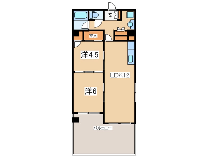 間取図 セントラルビル