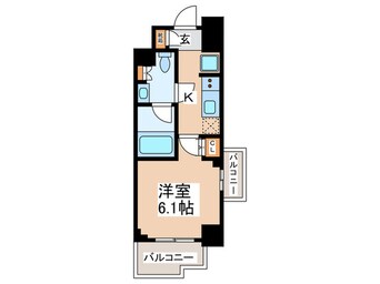 間取図 レジディア新宿イ－ストⅢ