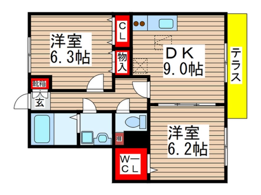 間取図 パストラルソフィア