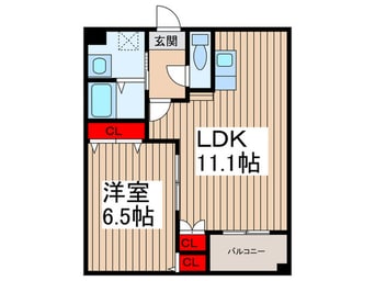 間取図 ピュアクレセント