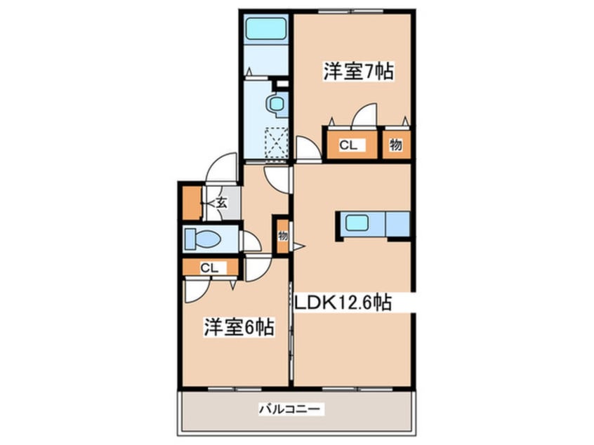 間取図 サングラード