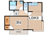 ロイヤル・ハイツ 1LDKの間取り