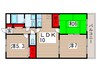 エメロード長沼 3LDKの間取り