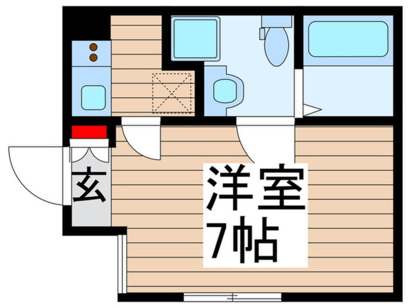 間取図 ウォールシーナ北千住