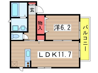 間取図 セブンスＫⅡ