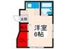 ハイアイランド 1Rの間取り