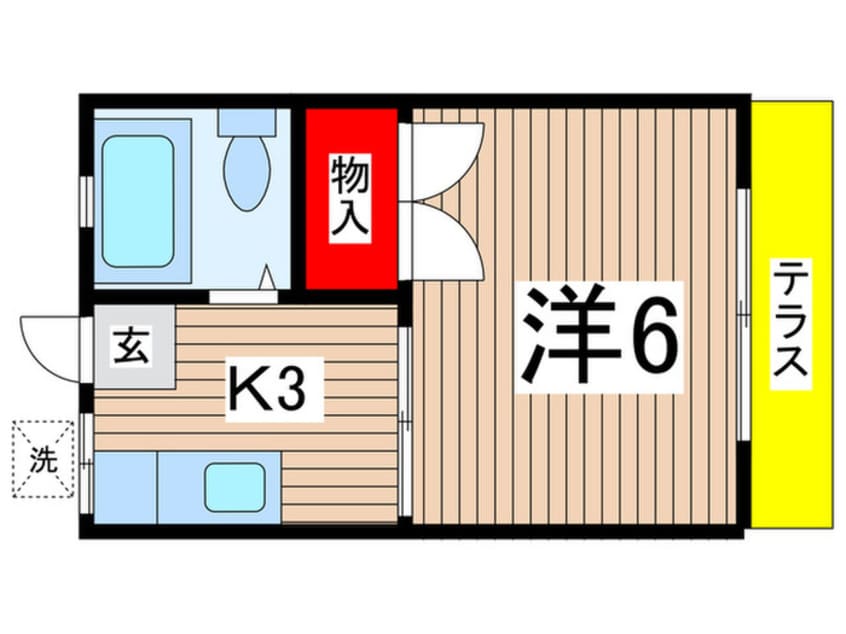 間取図 ハイツリバーサイド