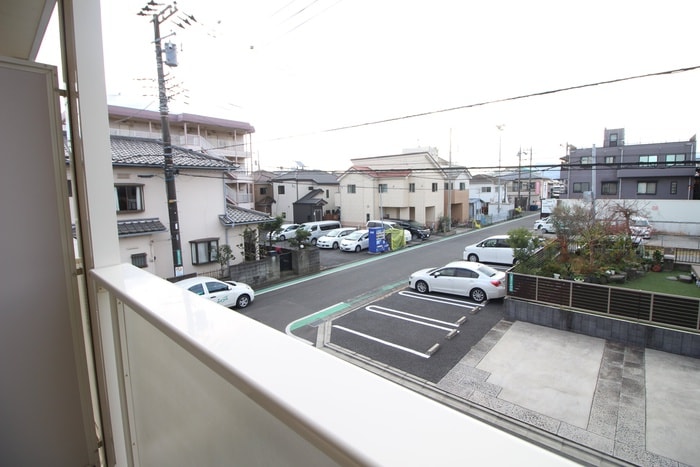 室内からの展望 シャルマン麻溝台