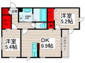 セジュールKの間取図