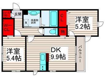 間取図 セジュールK