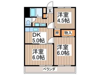 間取図 ビラージュビオレ・つきみ野