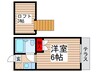 ホワイトヒルズ 1Rの間取り