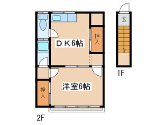 間取図 小野アパ－ト