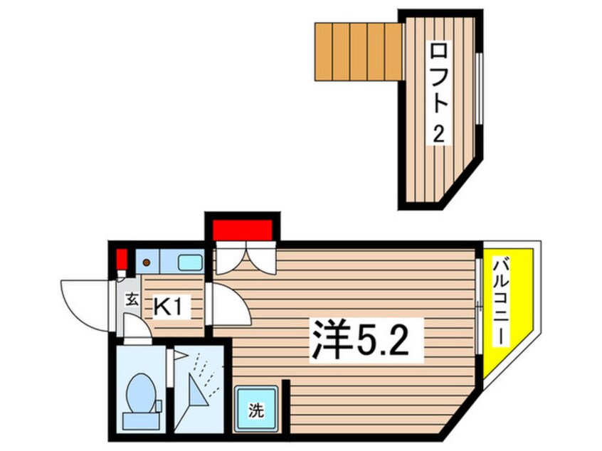 間取図 ＮＯＺＵ稲城　Ｂ棟