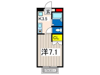 間取図 マックス　コート