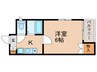 イージスト１ 1Kの間取り
