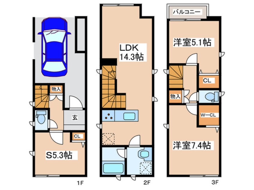 間取図 Kolet茅ヶ崎#04