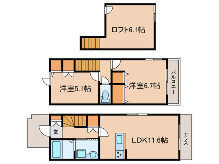 間取図 パークレジデンス平和台