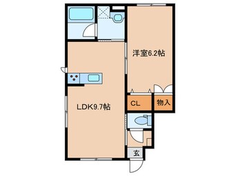 間取図 カーサ　エスポワール