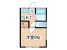 ハイツ片野 1Kの間取り