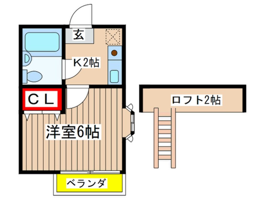 間取図 グリ－ンヒルズⅢ