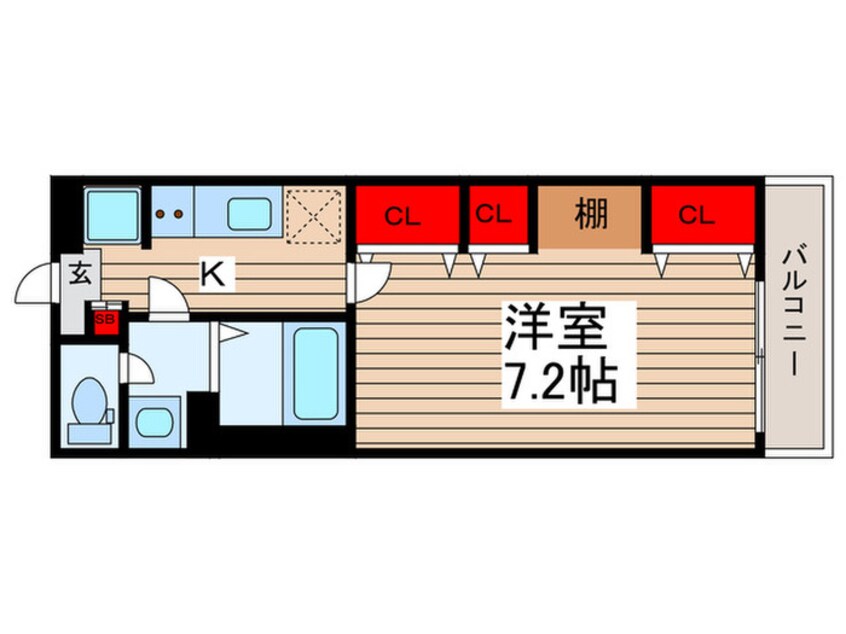 間取図 ヴィラ船橋